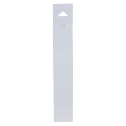 Cartela p/ Pulseira Fina 4x21cm Branco - C/ 25 Unds