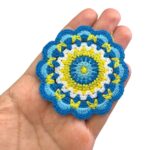 Aplique Crochê 7cm Mandala - 1 Und - Imagem 2