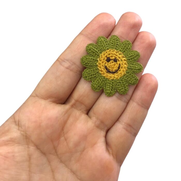 Aplique Flor 4cm Crochê - 1 Und - Imagem 2