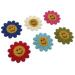 Aplique Flor 4cm Crochê - 1 Und