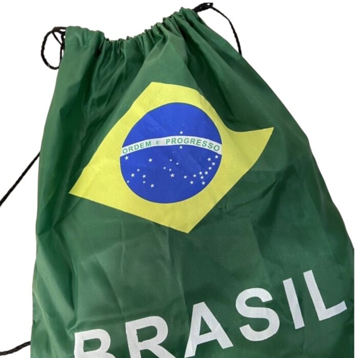 Mochila Saco 34x42cm Brasil - 1 Und - Imagem 1