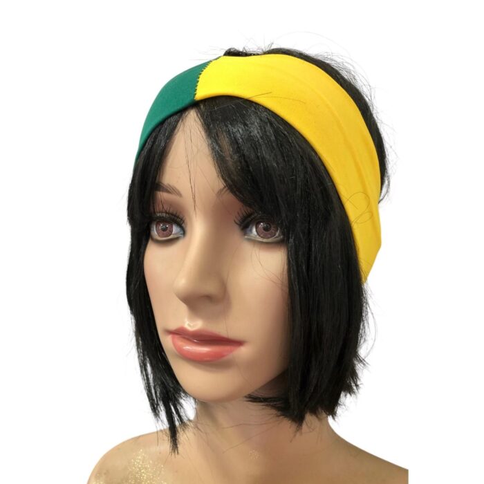Faixa p/ Cabelo Lisa 21cm Brasil - 1 Und - Imagem 3