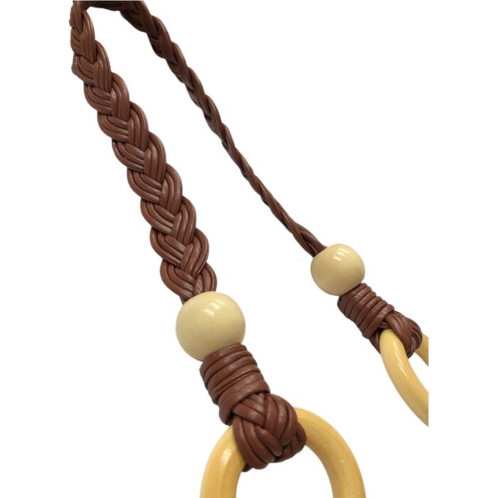 Alça de Bolsa Couro 49cm C/ Argola - 1 Und - Imagem 2