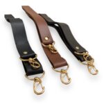 Alça de Bolsa 3cm Couro c/ Mosquetão - 1 Und