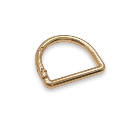 Meia Argola Articulada 31,9x34mm Dourado - 1 Und