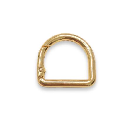 Meia Argola Articulada 21x28mm Dourado - 1 Und