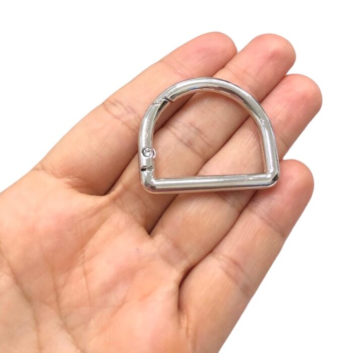 Meia Argola Articulada 31,9x34mm Níquel  – 1 Und - Imagem 2
