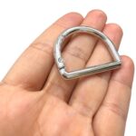 Meia Argola Articulada 31,9x34mm Níquel  – 1 Und - Imagem 3