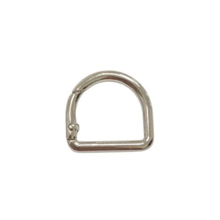 Meia Argola Articulada 21x28mm Níquel  – 1 Und