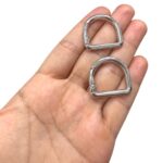 Meia Argola Articulada 21x28mm Níquel  – 1 Und - Imagem 2