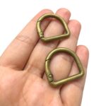 Meia Argola Articulada 21x28mm Ouro Velho – 1 Und - Imagem 3