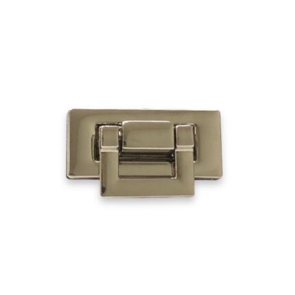 Fecho P/ Bolsa 2x4,5cm Níquel – Und