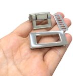 Fecho P/ Bolsa 2x4,5cm Níquel – Und - Imagem 3
