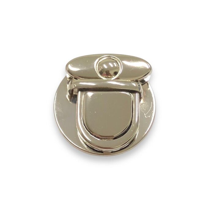 Fecho P/ Bolsa 4,5×4cm Níquel – 1 Und - Imagem 1