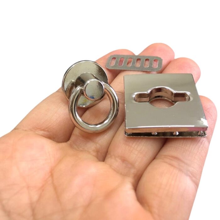 Fecho P/ Bolsa 29mm Níquel – 1 Und - Imagem 3