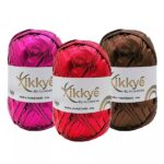 Fio de Malha Metalizado Xikkye 1cm x 35m 100g - 1 Rolo