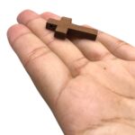 Pingente Cruz 22x33mm Madeira - 1 Und - Imagem 2