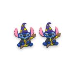 Aplique Halloween 36x44mm Stitch - 1 Und