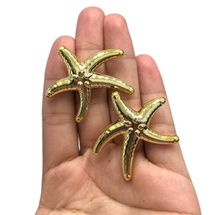 Entremeio Estrela do Mar 37mm Abs Dourado - 1 Und - Imagem 2