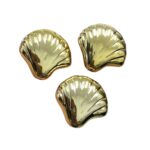 Entremeio Concha do Mar 30mm Abs Dourado - 1 Und
