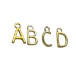 Pingente Letra Dourado – Und
