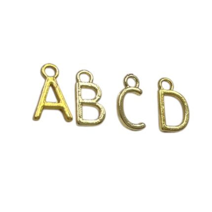 Pingente Letra Dourado – Und