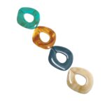 Conta Elo Mármore 48x52mm Resina - 4 Unds