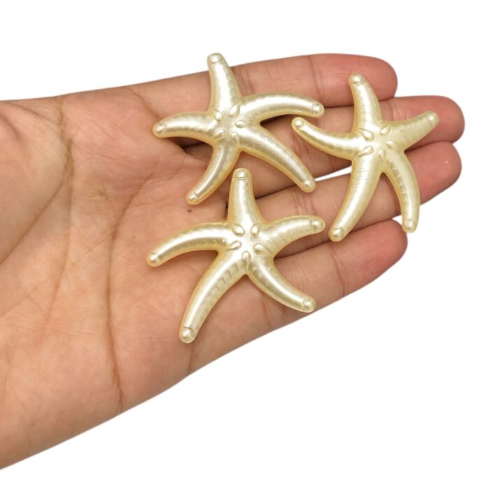 Conta Estrela do Mar 37mm Pérola - 20 Gramas - Imagem 2