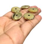 Entremeio Redondo Abs 20mm Dourado - C/ 5 Unds - Imagem 3