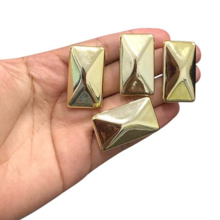 Entremeio Abs 20x35mm Dourado - C/ 4 Unds - Imagem 3