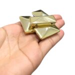 Entremeio Abs 20x35mm Dourado - C/ 4 Unds - Imagem 4