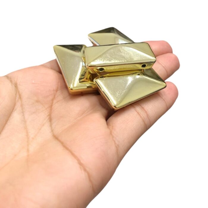 Entremeio Abs 20x35mm Dourado - C/ 4 Unds - Imagem 4