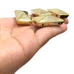 Entremeio Abs 20x35mm Dourado - C/ 4 Unds - Imagem 2