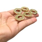 Entremeio Redondo Abs 23mm Dourado - 5 Unds - Imagem 3