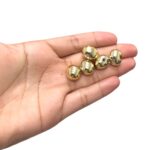 Entremeio Oval Abs 15mm Dourado - C/ 5 Unds - Imagem 2
