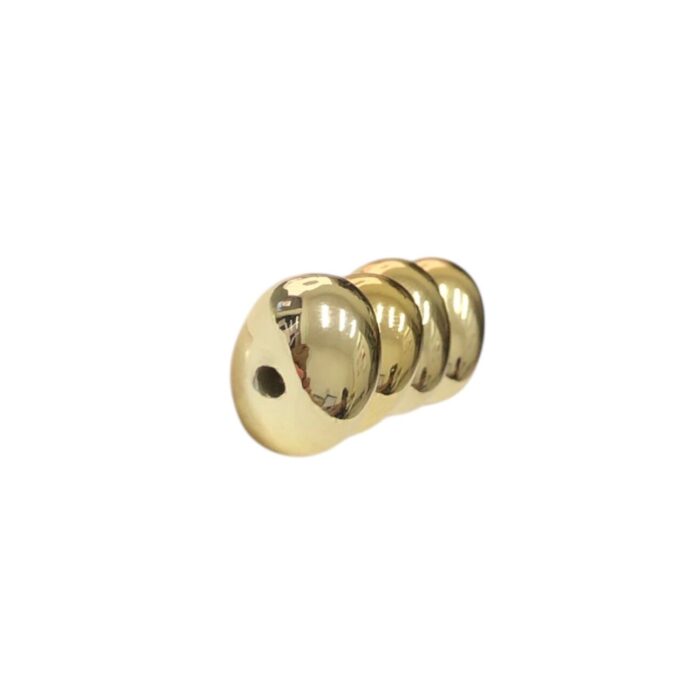 Entremeio Oval Abs 15mm Dourado - C/ 5 Unds - Imagem 3