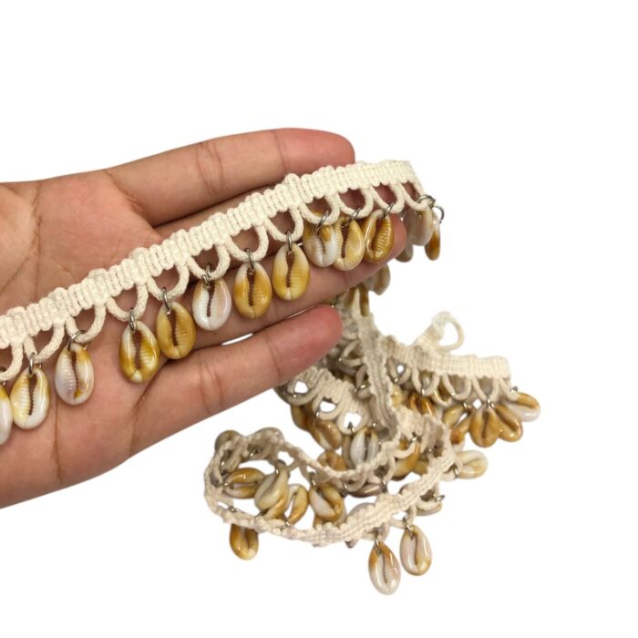 Passamanaria C/ Búzio 3cm Creme - Metro - Imagem 2