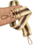 Alça Bolsa Tecido 140cm C/ Mosquetão Dourado - 1 Und - Imagem 2