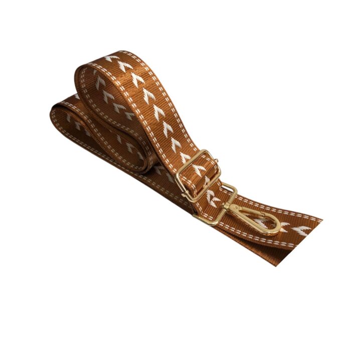 Alça Bolsa Tecido 140cm C/ Mosquetão Dourado – 1 Und - Imagem 3
