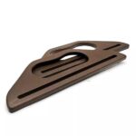 Alça de Bolsa Madeira 9cm x 25,5cm Marrom Escuro – 2 Unds - Imagem 2