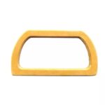 Alça de Bolsa Madeira 8,5cm x 16cm Bege - 2 Unds - Imagem 3