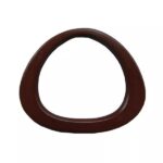 Alça de Bolsa Madeira 12,5cm x 14,5cm Marrom - 1 Unds
