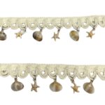 Passamanaria 40mm Estrela/Concha Abs Creme - Metro