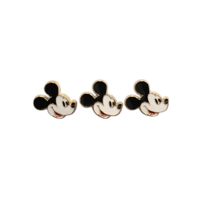 Aplique Mickey P/ Crocs 21mm Dourado – 1 Und - Imagem 1