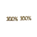 Aplique 100% P/ Crocs 34mm Dourado – 1 Und - Imagem 3