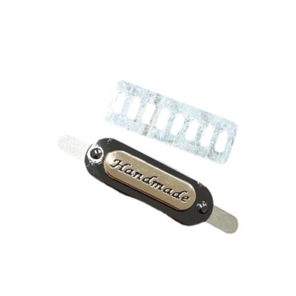 Placa 3.5x1.2cm Metal - 1 Und