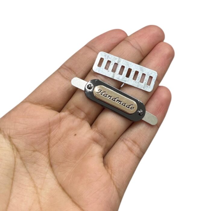 Placa 3.5x1.2cm Metal - 1 Und - Imagem 2