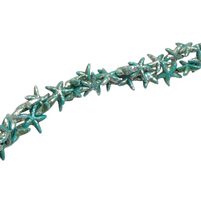 Fio Pedra Estrela 13mm Howlita – Fio - Imagem 1