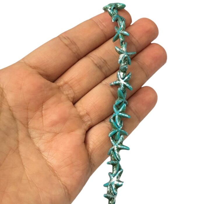Fio Pedra Estrela 13mm Howlita – Fio - Imagem 2