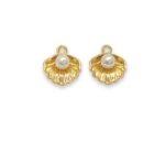 Pingente Concha Do Mar 17mm Dourado - 1 Und